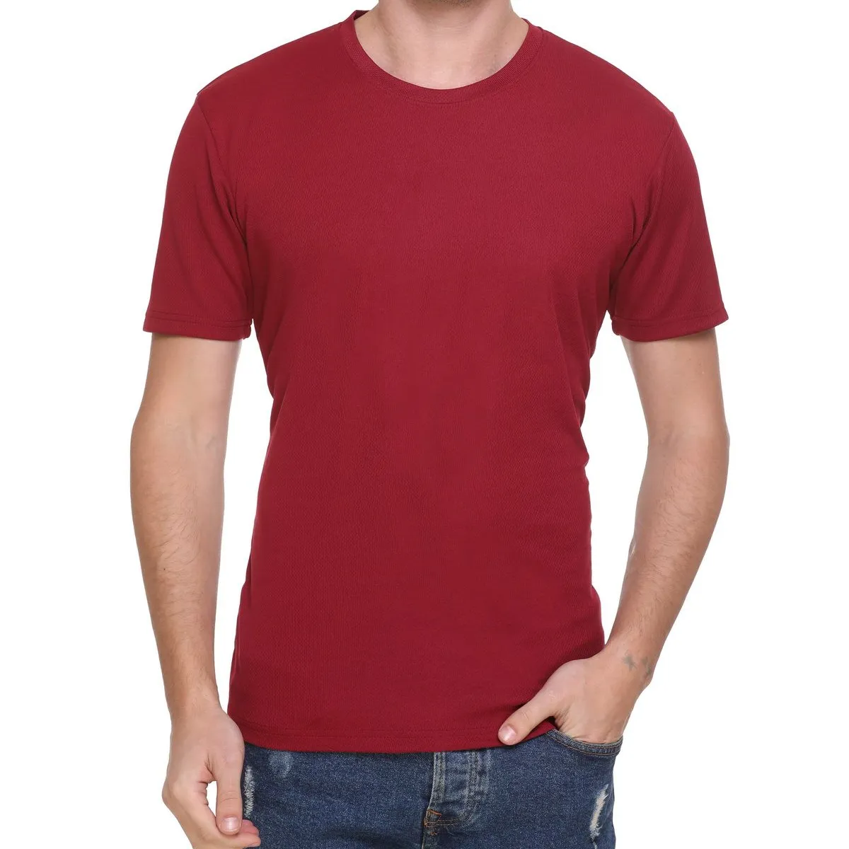 Maroon Drifit T-shirt