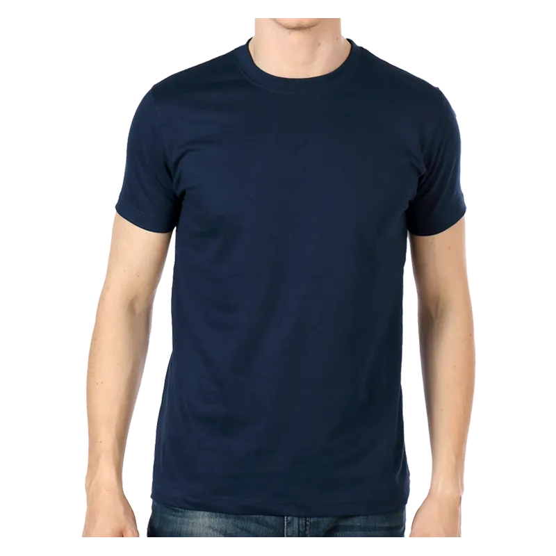Navy Blue Polycot T-shirt - PC