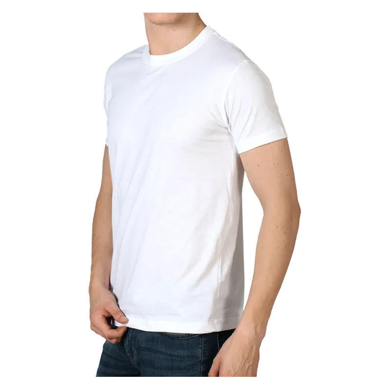 White Polycot T-shirt - PC