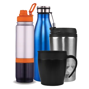 Custom branded bottles and mugs supplier in Bangalore for employee kits